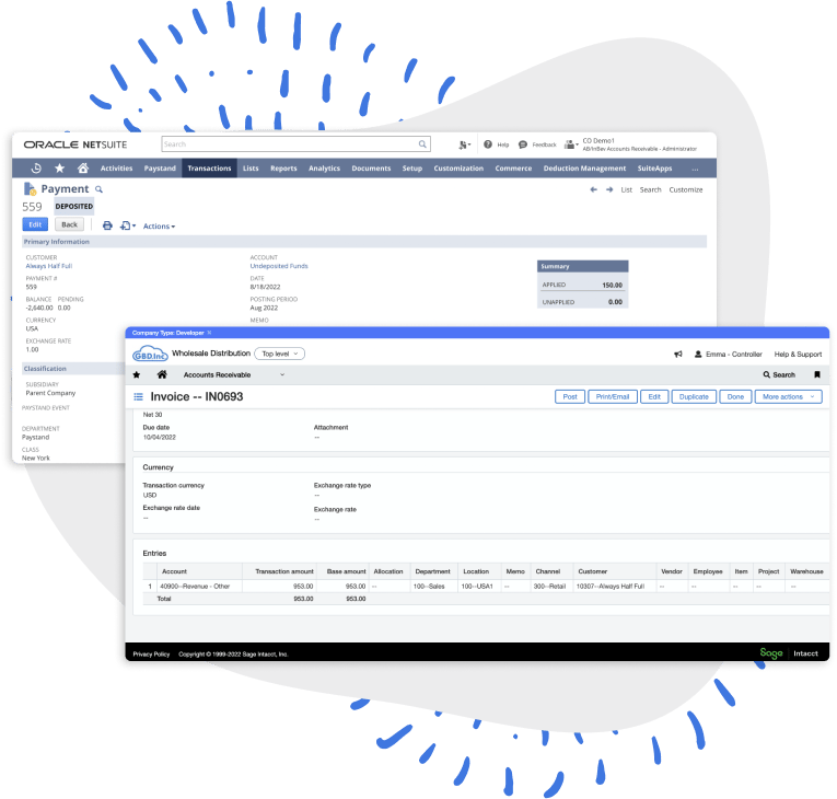 Leverage the power of your ERP system